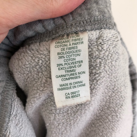 Roots grey organic cotton blend women’s sweatpants - Picture 10 of 10